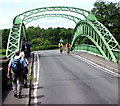 SO3405 : Chain Bridge / Pont Cemais by Alan Richards