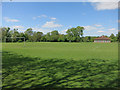 TL3845 : Playing fields by Melbourn Village College by Hugh Venables