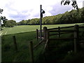 Wooden kissing gate, Latimer Park