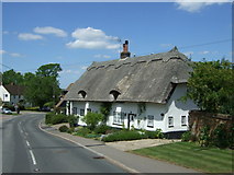 TL2256 : Thatched cottage, Abbotsley by JThomas