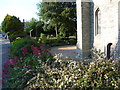 The garden of All Saints Church from Grange Road