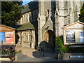 The entrance to All Saints Church