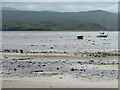 SH5637 : Mud and sand at low tide, Borth y Gest by Christine Johnstone