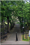 NT2473 : Churchyard at the top end of Lothian Road, Edinburgh by Mike Pennington