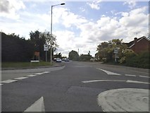 SU8068 : Woosehill Lane at the junction of Barkham Road by David Howard