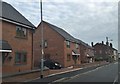 SJ8048 : Alsagers Bank: new houses on High Street by Jonathan Hutchins