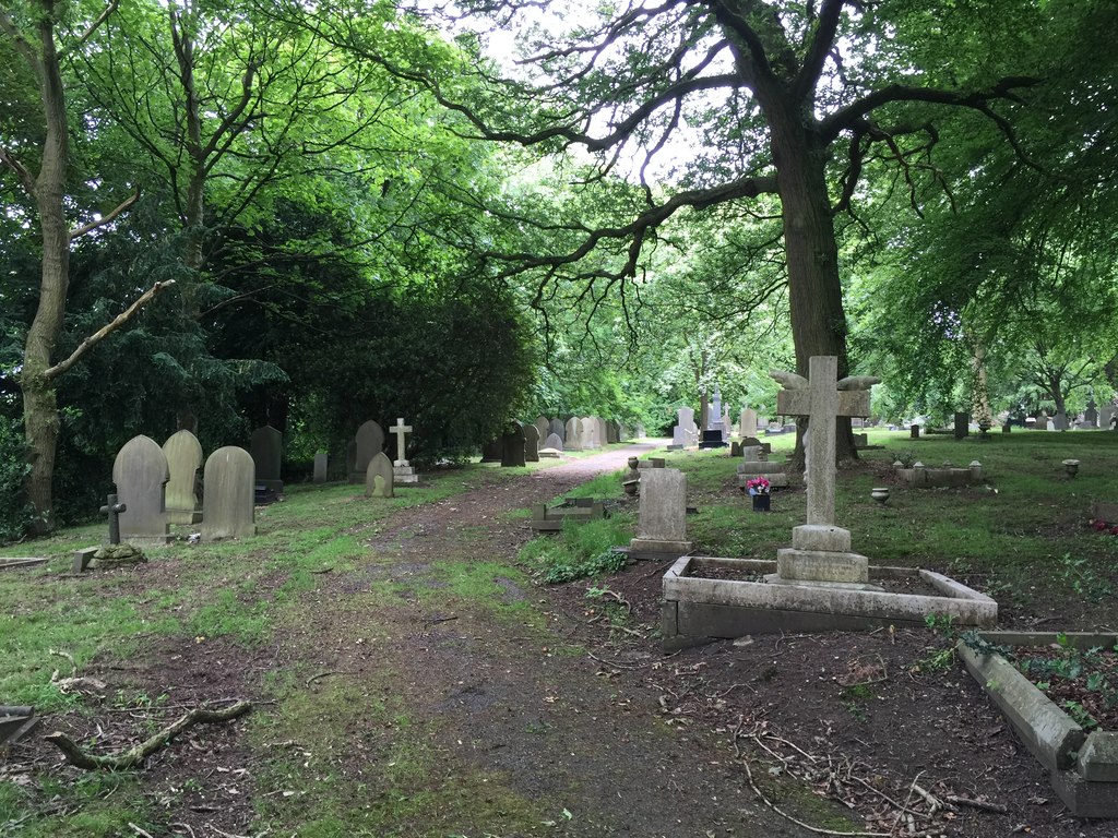 NewcastleunderLyme cemetery © Jonathan Hutchins Geograph Britain