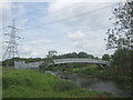 Cable bridges over the River Calder