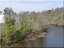 NS6958 : Site of the old Blantyre Mill, River Clyde by kim traynor