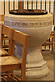 St Mary, East Barnet - Font