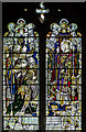 TF1310 : Stained glass window, St Guthlac's church, Market Deeping by Julian P Guffogg