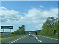 A75 westbound nears Blackcraig turn