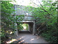 Road bridge over former railway line in Keswick