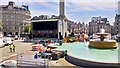 TQ3080 : Setting up for West End Live in Trafalgar Square by PAUL FARMER