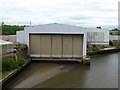 Old shipbuilding shed by the Queen Alexandra Bridge