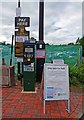 SO7875 : Parking ticket machine & information board, Dog Lane Car Park, Bewdley, Worcs by P L Chadwick
