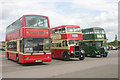 Contrasting styles at North Weald Bus Rally