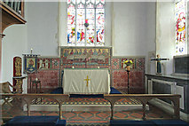TM1577 : St Nicholas, Oakley - Sanctuary by John Salmon