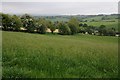 Farmland above Pentre Rhyd Eden