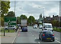 TQ1574 : A316, Approaching London Road Roundabout by N Chadwick