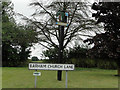 TM1250 : Barham village sign in Barham Church Lane by Adrian S Pye