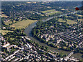 The Thames at Richmond from the air