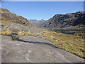 NG4819 : Glacial slabs and Loch Coruisk by David Medcalf