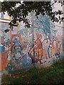 Section, Tolpuddle Martyrs mural, Edward Square, London N1