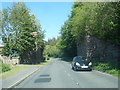 A719 passing old railway bridge abutments