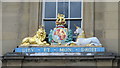 NZ2563 : Royal arms on The Customs House, Quayside, NE1 by Mike Quinn
