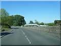 B7024 Alloway Road with railway footbridge in view