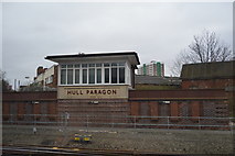 TA0828 : Hull Paragon Signalbox by N Chadwick
