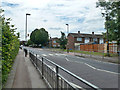 Zebra crossing and railings, Tye Green, Harlow