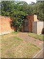 Mysterious gate in Southam car park