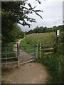 Gateway on path to Holy Well