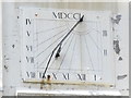 NZ2564 : Sundial on the clock tower on The Keelmens Hospital, City Road, NE1 by Mike Quinn