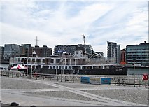 O1734 : The MV Cill Airne Floating Restaurant at the North Wall by Eric Jones