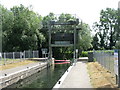 Cardington Lock, upper gate