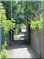 Footpath between the New River and the Great Cambridge Road (A10)