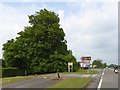 Advance signs for cafe on A64