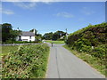 Road junction at Llansadwrn