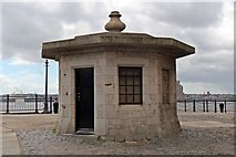 SJ3389 : Watchman's hut, Canning Half-Tide Dock, Liverpool by El Pollock