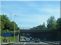 M77 northbound passes under Nithsdale Road