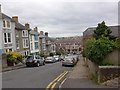 Looking down Trefor Road towards North Road