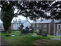 SN5981 : St Padarn, Llanbadarn Fawr: churchyard (v) by Basher Eyre