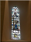 SN5981 : St Padarn, Llanbadarn Fawr: stained glass window (c) by Basher Eyre