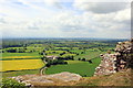 SJ5359 : The view north west from Beeston Castle by Jeff Buck