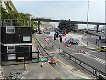 TR3341 : Reorganisation of vehicle lanes, Eastern Docks by John Baker