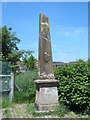 Coal tax boundary obelisk no.21 by the level crossing, Slipe Lane, EN10