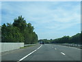 M876 crossing railway bridge near Shiels Farm